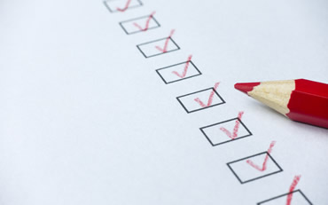 Induction checklists